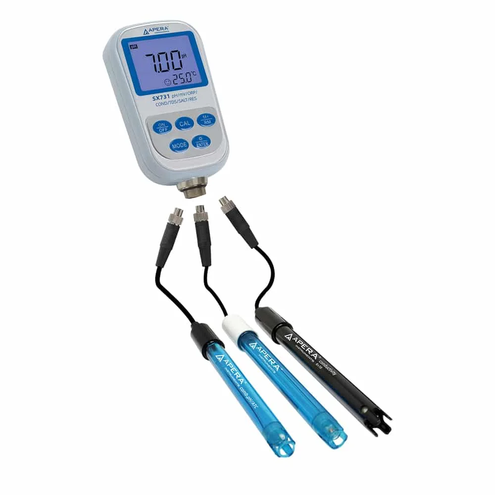 SX731 Portable pH/ORP/EC/TDS/Salinity/Resistivity Meter